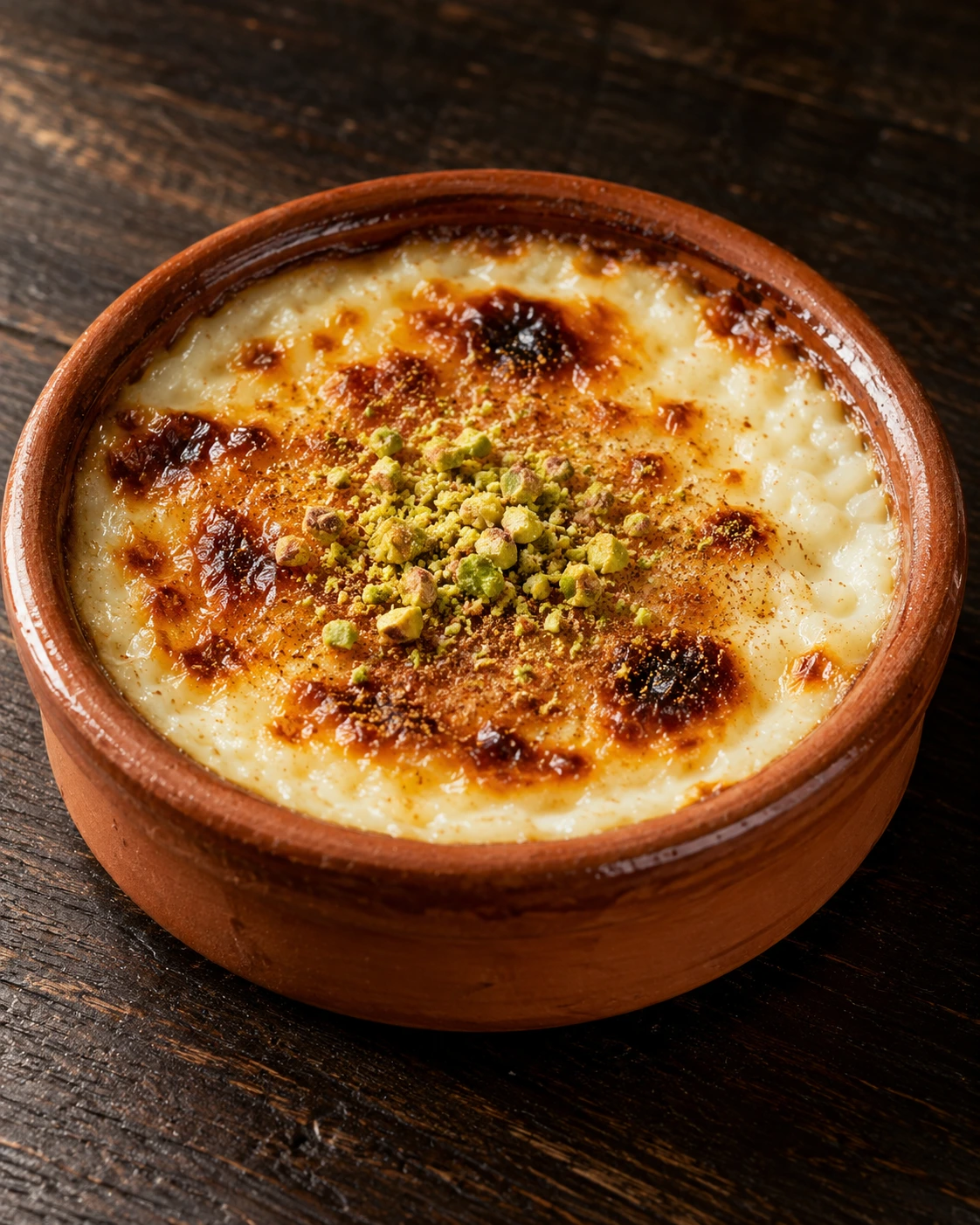 Baked Turkish rice pudding